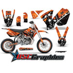KTM SX 65 2009-2011 Dirt Bike Orange Reaper Sticker Kit