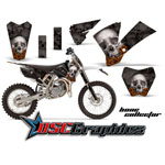 KTM SX 105 2004-2005 Motocross Black Bone Collector Vinyl Sticker Kit - DSC-456465461-Y32