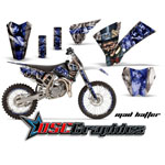 2004-2005 KTM SX 105 Motocross Blue Mad Hatter Vinyl Sticker Kit