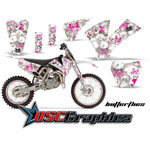 KTM SX 105 Motocross Pink Butterflies Vinyl Sticker Kit Fits 2004-2005
