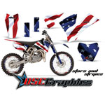 KTM SX 105 2004-2005 Motocross Stars And Stripes Vinyl Sticker Kit