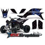 2004-2008 Yamaha Banshee YFZ450 Four Wheeler Blue Reloaded Sticker Kit