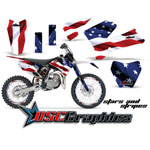 KTM SX 105 2006-2011 Dirt Bike Stars And Stripes Graphic Sticker Kit