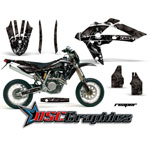 Husqvarna SM 2006-2011 Dirt Bike Black Reaper Graphic Sticker Kit