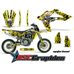 Husqvarna SM 2006-2011 Dirt Bike Yellow Motorhead Graphic Sticker Kit