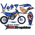 2009-2011 Husaberg FE 390 Dirt Bike Blue Vegas Baller Vinyl Kit
