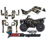 Kawasaki ATV Break Up Vinyl Graphic Kit Fits Bayou 250