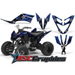 Yamaha Banshee Raptor All Years ATV Blue Northstar Sticker Kit