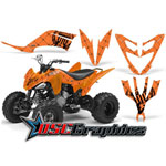 Yamaha Banshee Raptor ATV Orange Reloaded Sticker Kit Fits All Years