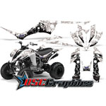 1985-1992 Suzuki LT Quad White Reaper Vinyl Kit