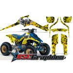 1985-1992 Suzuki LT Quad Yellow Mad Hatter Vinyl Kit