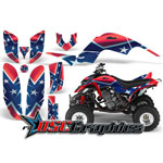 Suzuki LTR450 ATV Rebel Graphic Sticker Kit Fits 2005-2007