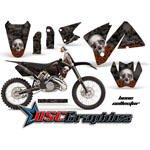 KTM C3 EXC 2001-2002 Motorcross Black Bone Collector Vinly Graphic Kit - DSC-456465461-418