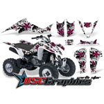 2004-2008 Suzuki LTZ400 Four Wheeler Pink Northstar Sticker Kit