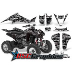 Suzuki LTZ400 Four Wheeler Silver Silver Haze Sticker Kit Fits 2004-2008