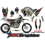 KTM C5 SX Dirt Bike Number Of The Beast Sticker Kit Fits 2007-2011