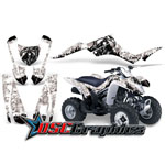 2004-2011 Suzuki LTZ Quad White Reaper Graphic