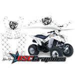 Suzuki LTZ 2004-2011 Quad White Reloaded Graphic