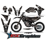 KTM C7 SX Motocross Bkack Reaper Sticker Kit Fits 2011 - DSC-456465461-609