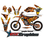 2011 KTM C7 SX Motocross Orange Motorhead Sticker Kit