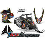 Ski Doo Rev XP Snow Mobile Pirates Vinyl Graphics