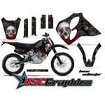 1993-1997KTM C0 LC4 Four Stroke Motocross Black Bone Collector Graphic Kit - DSC-456465461-68