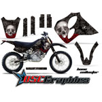 1993-1997KTM C0 LC4 Four Stroke Motocross Black Bone Collector Graphic Kit