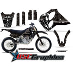 1993-1997 KTM C0 LC4 Four Stroke Motocross Black Reaper Graphic Kit