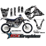 KTM C0 LC4 Four Stroke 1993-1997 Motocross Black Silver Haze Graphic Kit