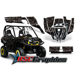 2011 CanAm BPR Commander 1000 Side X Side Black Reaper Vinyl Graphics Kit