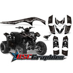 Polaris Phoenix 200 ATV Black Reaper Vinyl Graphics - DSC-556465422YIR