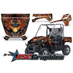 UTV FireStorm Vinyl Wrap Kit Fits Kawasaki Teryx 750 2010-2011