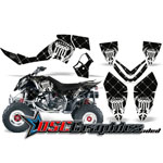 2006-2008 Polaris Outlaw 450 Quad Black Reloaded Vinyl Graphics