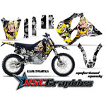 KTM C0 LC4 Four Stroke 1993-1997 Motocross Black Motorhead Mandy Graphic Kit