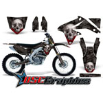 1996-1998 Suzuki RM Motocross Black Bone Collector Graphic Kit