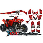 Polaris ATV Red Bone Collector Vinyl Graphics Fit Phoenix 200 - DSC-556465422YI