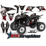 Honda TRX 700XX ATV Black Bone Collector Graphic Kit