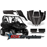 CanAm Side X Side Carbon Fiber Vinyl Graphics Kit Fit BPR Commander 1000 2011