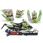 Arctic Cat Snow Pro 500 Snow Mobile T-Bomber Vinyl Stickers