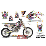 White Love Kills Moto 2004-2013 CRF 250X Vinyl Graffix Wrap Kit