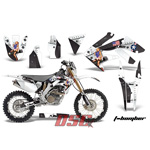 Decal Graphic Wrap Kit Moto White T Bomber 2004-2013 CRF 250X