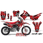 North Star Red Dirt Bike Vinyl Sticker Graphic Wrap Kit 2013 Honda CRF110