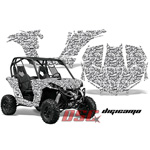 BRP Maverick 1000 XRS CanAm Digi Camo White UTV Graphic Wrap Kit 2013