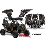 BRP Maverick 1000 XRS CanAm Reaper Black UTV Graphic Wrap Kit 2013