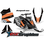 Ski Doo Snow Mobile DiamondRace Vinyl Graphics Fit Rev XP