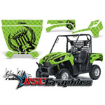 2010-2011 Kawasaki Teryx 750 UTV Green Reloaded Vinyl Wrap Kit