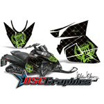 2012 Artic Cat ProClimb Snow Mobile Green Reloader Vinyl Graphics