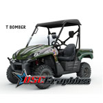 Kawasaki Teryx 750 2007-2009 UTV Green T-Bomber Vinyl Stickers Kit