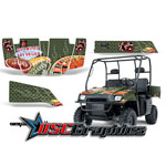 Polaris Ranger 500 XP 2005-2008 UTV Green Vagas Baller Vinyl Wrap Kit