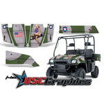 Polaris Ranger 500 XP 2005-2008 UTV Green T-Bomber Vinyl Wrap Kit